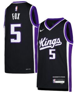 De'Aaron Fox Sacramento Kings Youth Swingman Jersey - Icon Edition - Purple