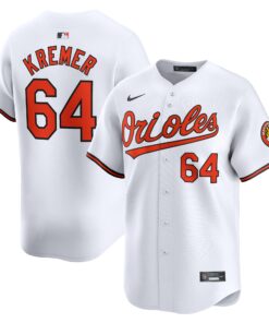 Dean Kremer Baltimore OriolesHome Limited Player Jersey  White