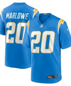 Dean Marlowe Los Angeles Chargers  Team Game Jersey   Powder Blue