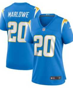 Dean Marlowe Los Angeles Chargers  Women_s Team Game Jersey   Powder Blue