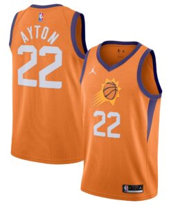 Deandre Ayton Phoenix Suns Jordan Brand 202021 Swingman Jersey - Statement Edition - Orange
