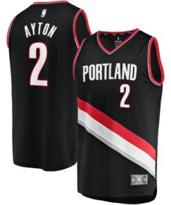 Deandre Ayton Portland Trail Blazers Fanatics Fast Break Player Jersey - Icon Edition - Black