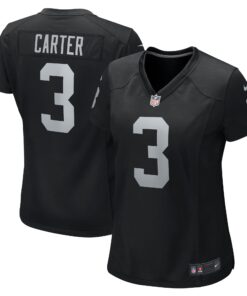 DeAndre Carter Las Vegas Raiders  Women_s Game Player Jersey  Black