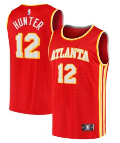 De'Andre Hunter Atlanta Hawks Fanatics Fast Break Replica Jersey - Icon Edition - Red