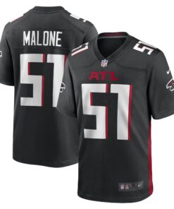 DeAngelo Malone Atlanta Falcons  Game Player Jersey  Black