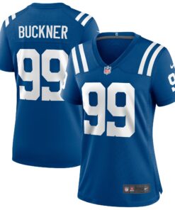 DeForest Buckner Indianapolis Colts  Women_s Game Player Jersey  Royal