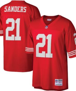 Deion Sanders San Francisco 49ers Mitchell amp Ness Legacy Replica Jersey  Scarlet
