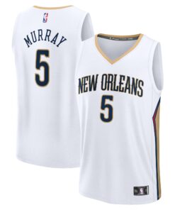 Dejounte Murray New Orleans Pelicans Fanatics Fast Break Replica Player Jersey - Association Edition - White