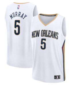 Dejounte Murray New Orleans Pelicans Fanatics Youth Fast Break Replica Player Jersey - Association - White Edition