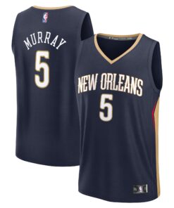 Dejounte Murray New Orleans Pelicans Fanatics Youth Fast Break Replica Player Jersey - Icon Edition - Navy