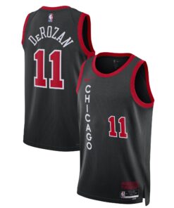 DeMar DeRozan Chicago Bulls Unisex 202324 Swingman Jersey - Black - City Edition