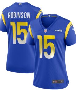 Demarcus Robinson Los Angeles Rams  Women_s  Game Jersey   Royal