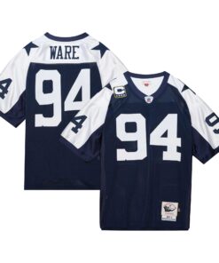 DeMarcus Ware Dallas Cowboys Mitchell amp Ness 2011 Authentic Throwback Retired Player Jersey  Navy