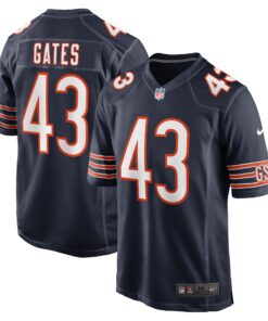 DeMarquis Gates Chicago Bears  Game Player Jersey  Navy