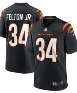 Demetric Felton Jr. Cincinnati Bengals  Team Game Jersey   Black