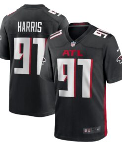 Demone Harris Atlanta Falcons   Game Jersey   Black