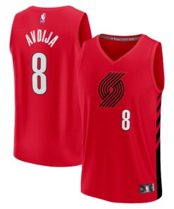 Deni Avdija Portland Trail Blazers Fanatics Youth Fast Break Player Jersey - Statement Edition - Red
