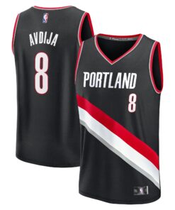 Deni Avdija Portland Trail Blazers Fanatics Youth Fast Break Replica Player Jersey - Icon Edition - Black