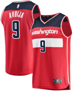 Deni Avdija Washington Wizards Fanatics 2020 NBA Draft First Round Pick Fast Break Replica Jersey Red - Icon Edition
