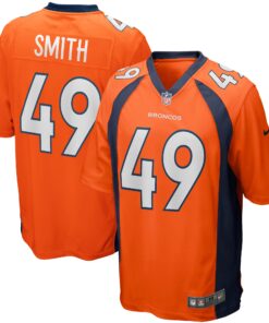 Dennis Smith Denver Broncos  Game Retired Player Jersey  Orange 1