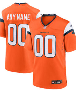 Denver Broncos  Mile High Collection Custom Game Jersey  Orange