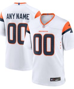 Denver Broncos  Mile High Collection Custom Game Jersey  White