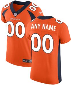Denver Broncos  Vapor Untouchable Custom Elite Jersey  Orange