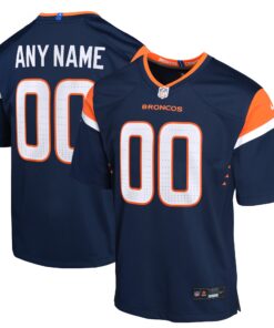 Denver Broncos  Youth Alternate Mile High Collection Custom Game Jersey  Navy