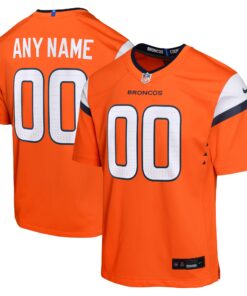 Denver Broncos  Youth Mile High Collection Custom Game Jersey  Orange