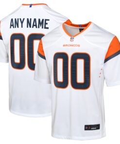 Denver Broncos  Youth Mile High Collection Custom Game Jersey  White
