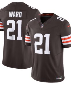 Denzel Ward Cleveland Browns  Vapor F.U.S.E. Limited Jersey  Brown