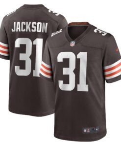 Deon Jackson Cleveland Browns   Game Jersey   Brown