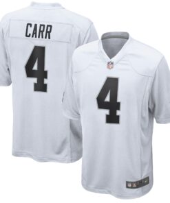 Derek Carr Las Vegas Raiders  Game Jersey  White