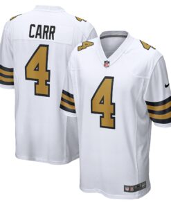 Derek Carr New Orleans Saints  Alternate Game Jersey   White