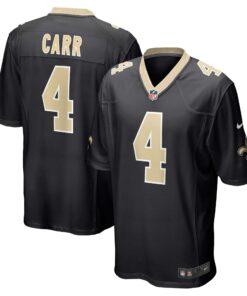 Derek Carr New Orleans Saints  Game Jersey  Black