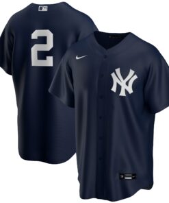 Derek Jeter New York YankeesAlternate Replica Player Jersey  Navy