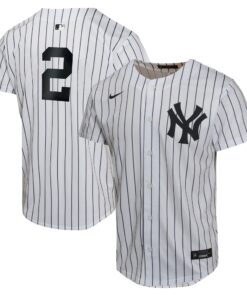 Derek Jeter New York YankeesYouth Home Retired Game Player Jersey  White
