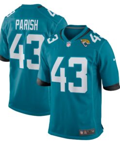 Derek Parish Jacksonville Jaguars   Game Jersey   Teal