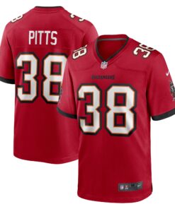 Derrek Pitts Tampa Bay Buccaneers   Game Jersey   Red