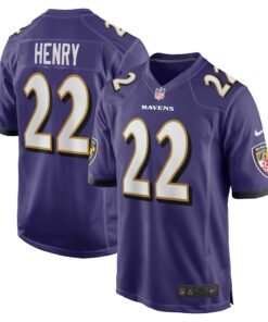 Derrick Henry Baltimore Ravens  Game Player Jersey  Purple