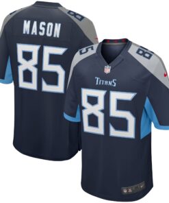 Derrick Mason Tennessee Titans  Game Retired Player Jersey  Navy