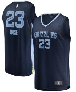 Derrick Rose Memphis Grizzlies Fanatics Youth Fast Break Player Jersey - Icon Edition - Navy