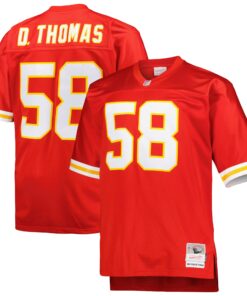 Derrick Thomas Kansas City Chiefs Mitchell amp Ness Big amp Tall 1994 Retired Player Replica Jersey  Red