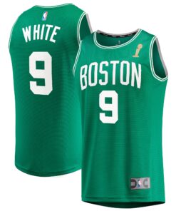 Derrick White Boston Celtics Fanatics 2024 NBA Finals Champions Fast Break Replica Player Jersey - Kelly Green - Icon Edition