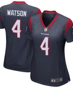 Deshaun Watson Houston Texans  Women_s Game Player Jersey  Navy