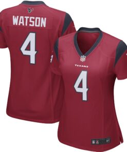 Deshaun Watson Houston Texans  Women_s Player Game Jersey  Red