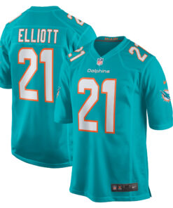DeShon Elliott Miami Dolphins  Game Player Jersey  Aqua