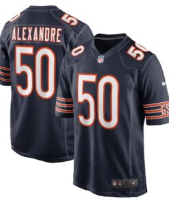 Deslin Alexandre Chicago Bears  Team Game Jersey   Navy