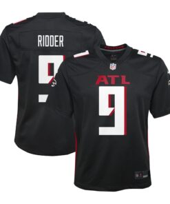 Desmond Ridder Atlanta Falcons  Youth Game Jersey  Black
