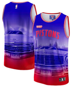 Detroit Pistons NBA &amp KidSuper Studios by Fanatics Unisex Hometown Jersey - Red